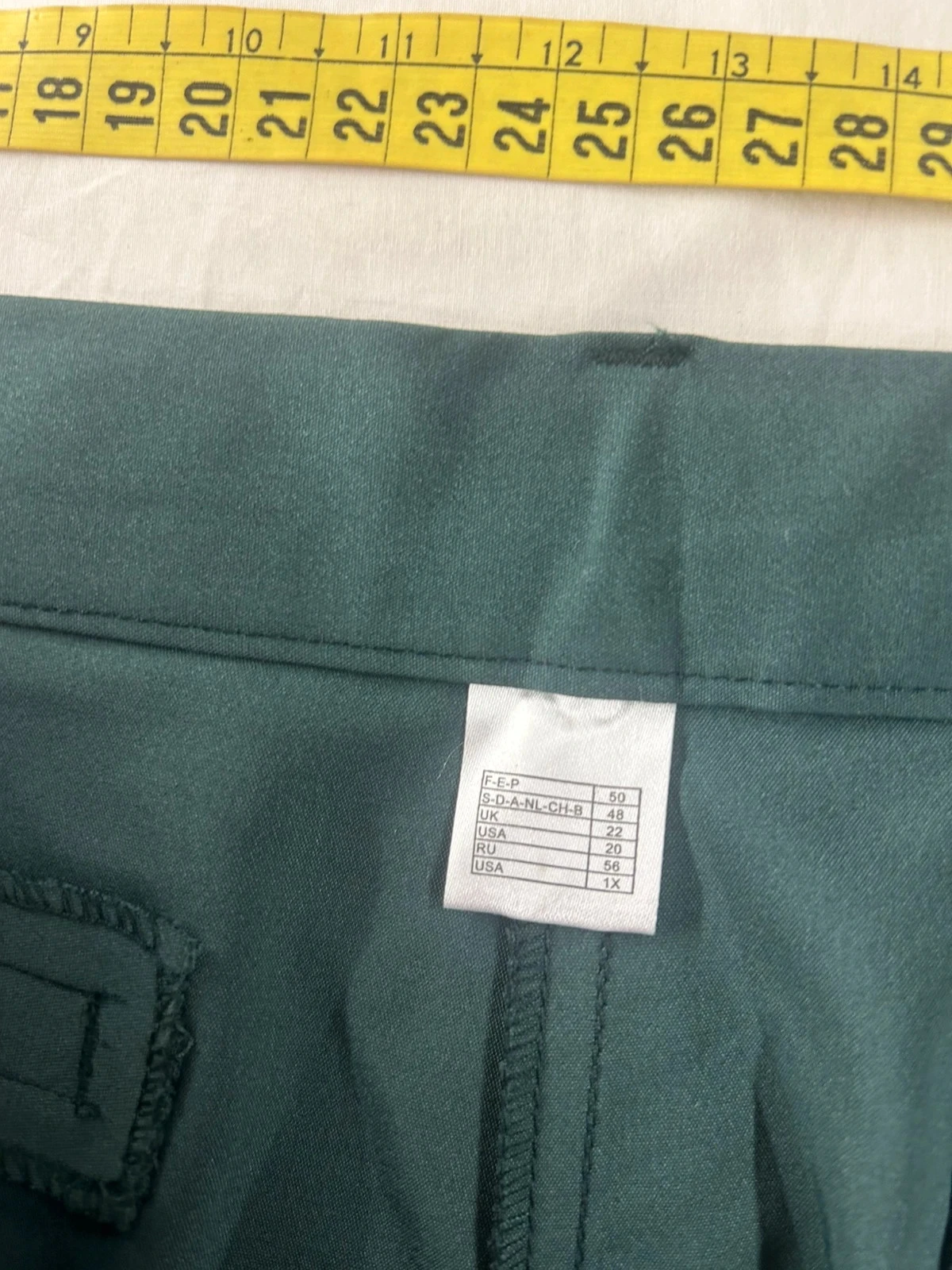 Dark Green Chino Pants Size 50 – photo 9